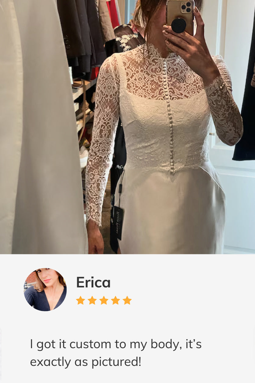 Lace Bolero with Front Buttoning and Turtle Neckline | GRACE