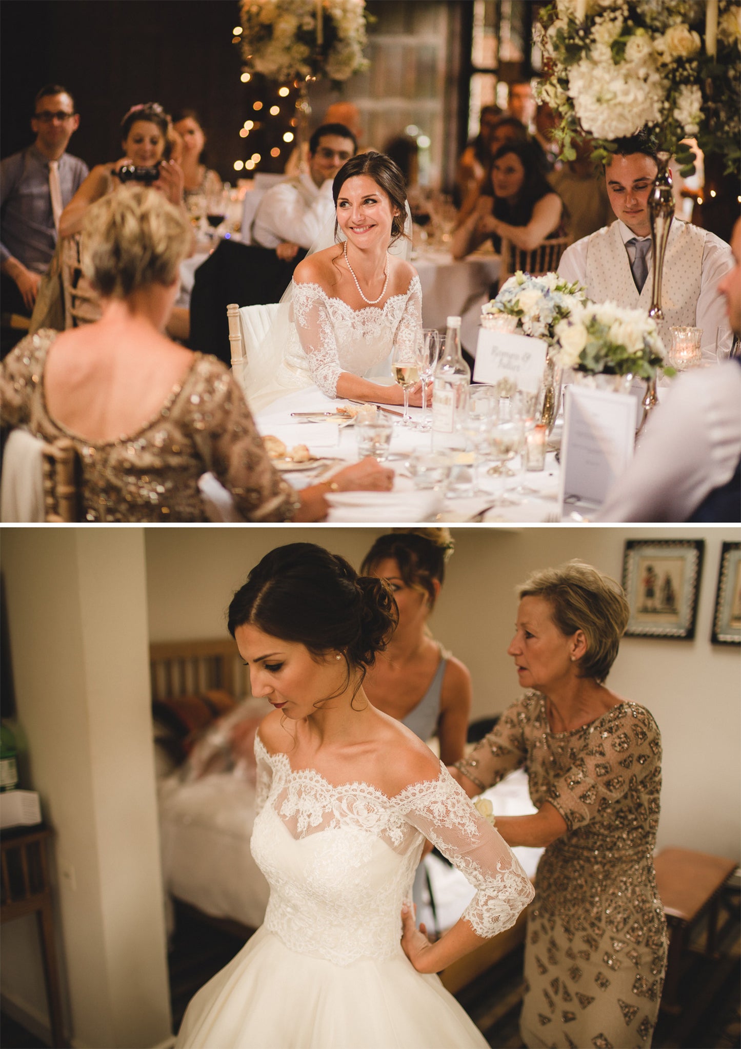 Off-shoulder Bolero | Alencon Lace
