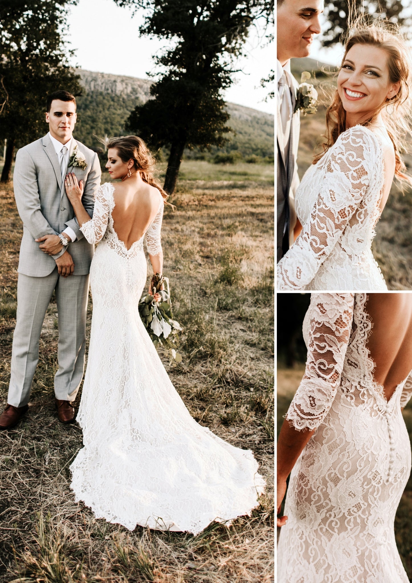 Sarah in French corded lace