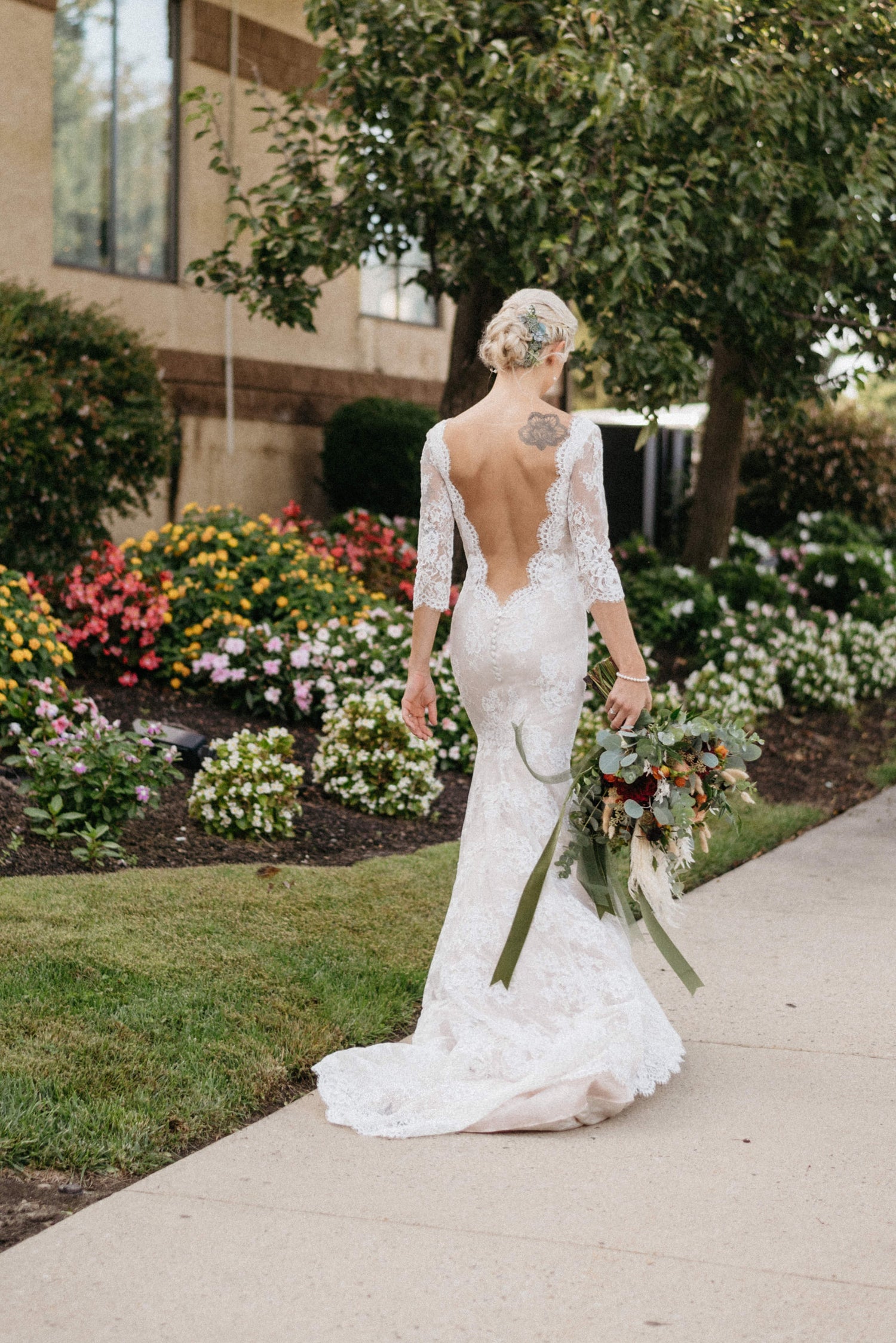alencon lace wedding dress Polina Ivanova Atelier | Brooke in Alencon Lace