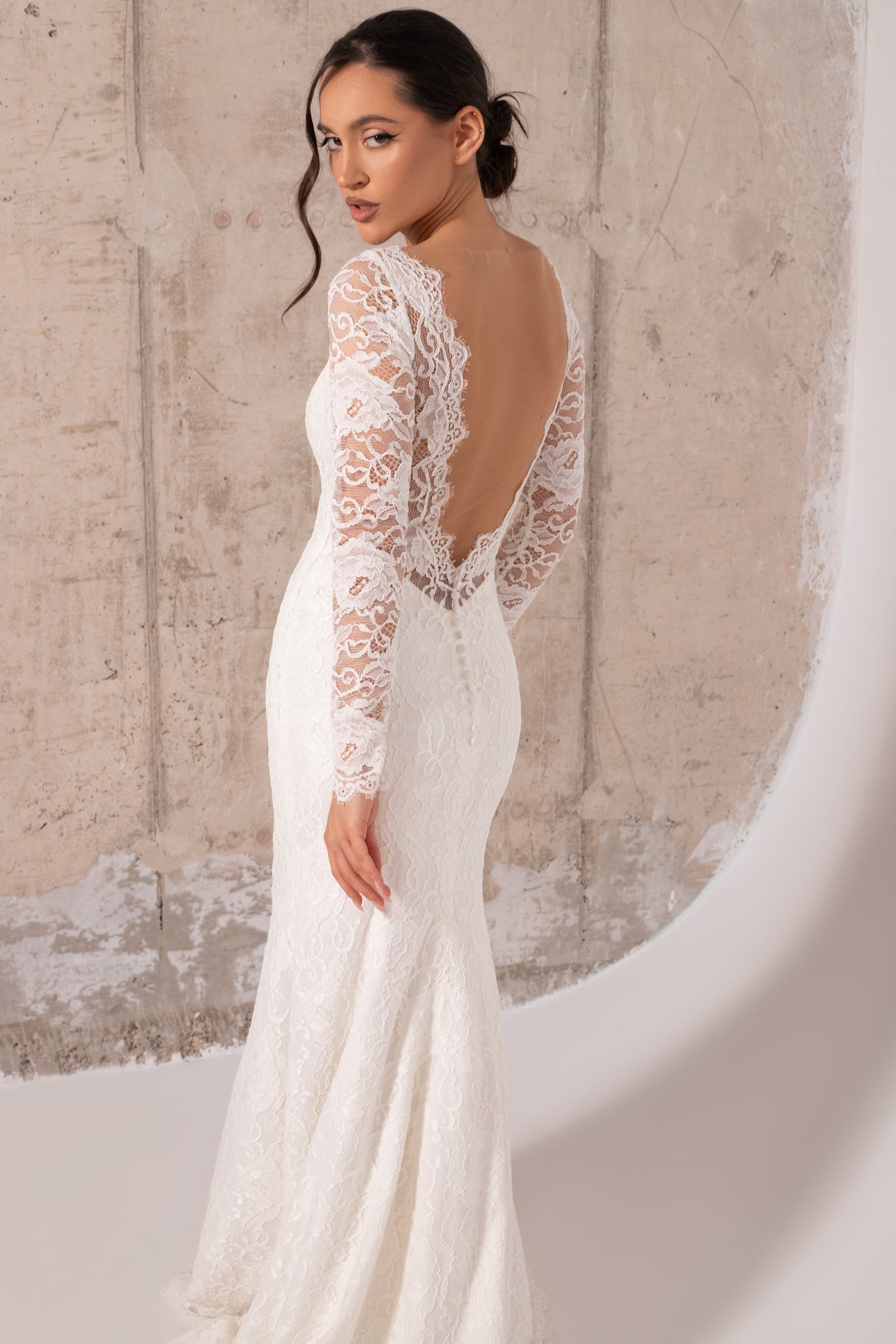 Sarah in French corded lace