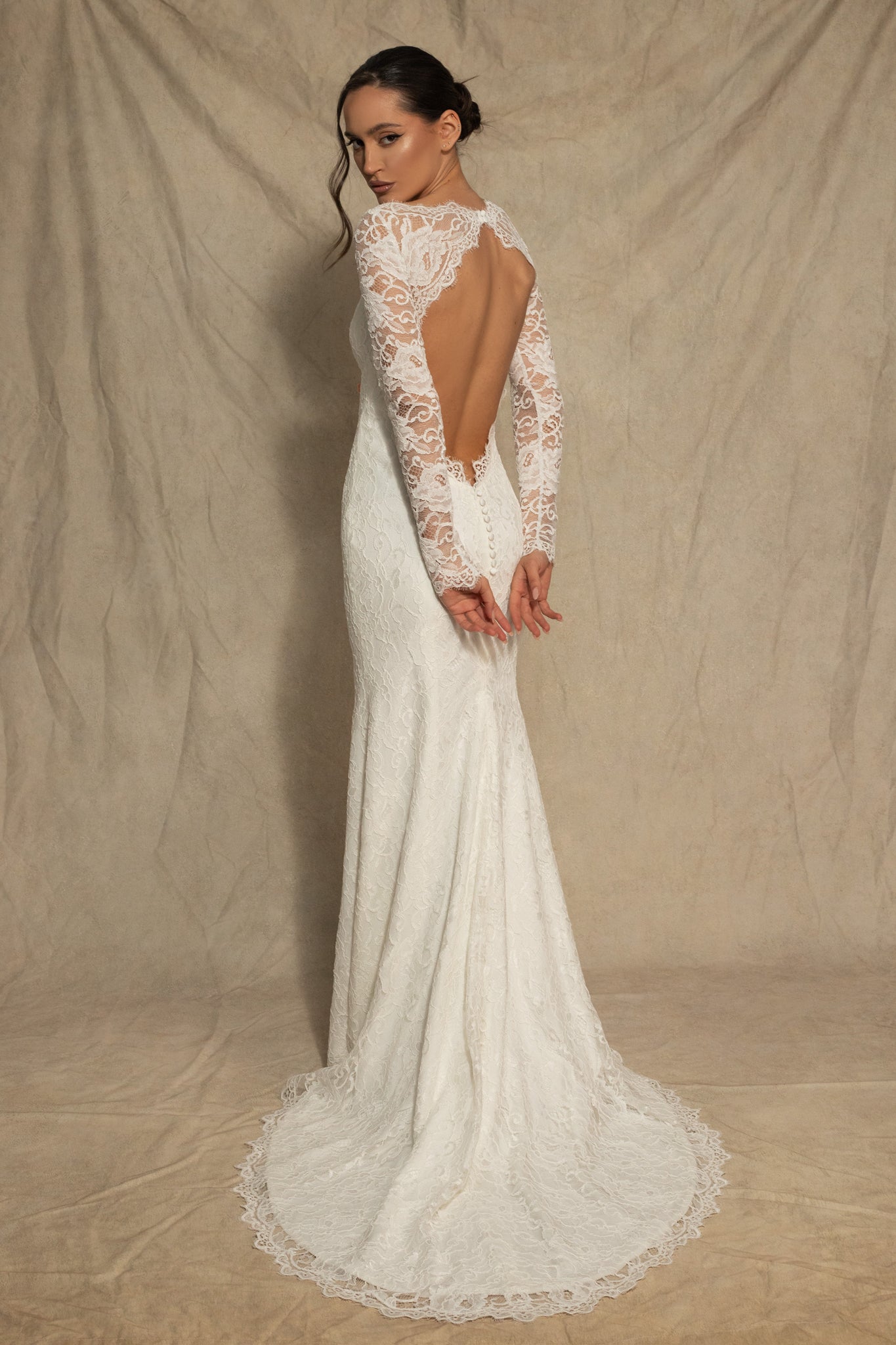 Verona in French corded lace